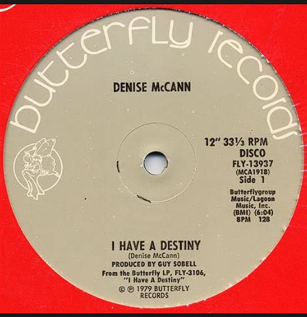 I Have A Destiny Butterfly 12-inch label